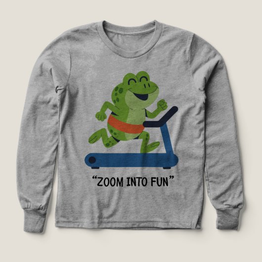 “Jungle Fun with Monkey – Kids T-Shirt” (デザイン正面)