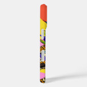 Jungle Goddess Pop Art Peacock Portrait iPhone 16  Case-Mate iPhoneケース (裏面 / 右)