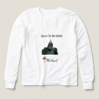 Jungle Gorilla Happy Birthday Art