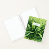 Jungle leafs Spiral Sketchbook Notebook ノートブック (内部)