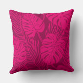 Jungle luxe - tropical pattern クッション (裏面)