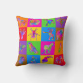 Jungle Madness 9 Inch Blocks Cheater Quilt クッション (裏面)