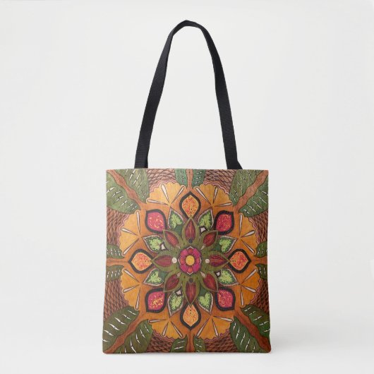 Jungle Mandala Tote トートバッグ (正面)