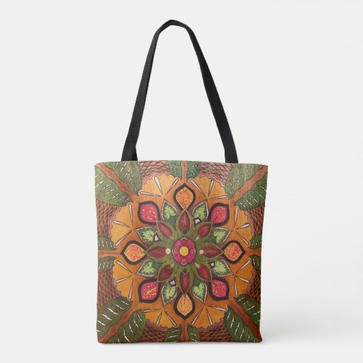Jungle Mandala Tote トートバッグ (裏面)