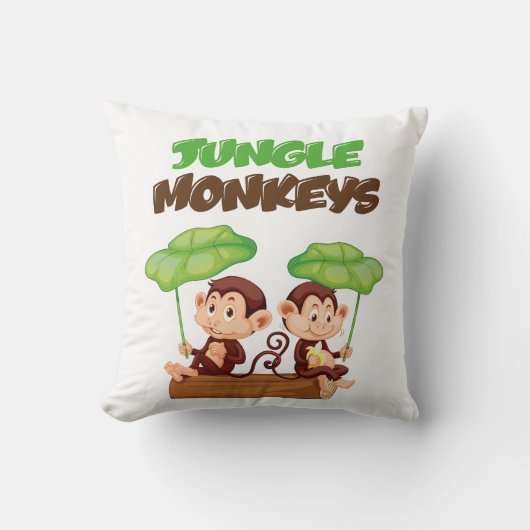 JUNGLE MONKEYS クッション (正面)