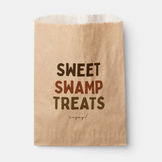 Jungle Party Favor - Sweet Swamp Treat Kraft Bags フェイバーバッグ