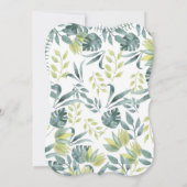 Jungle Safari Baby Shower Parade 招待状 (裏面)