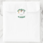 Jungle Safari Boys 1st Birthday ラウンドシール (バッグ)