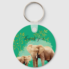 Jungle Safari "It's About To Get Wild" Baby Shower キーホルダー