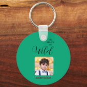 Jungle Safari "It's About To Get Wild" Baby Shower キーホルダー (裏面)