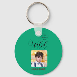 Jungle Safari "It's About To Get Wild" Baby Shower キーホルダー