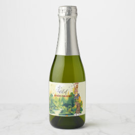 Jungle Safari "It's About To Get Wild" Baby Shower スパークリングワインラベル