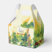 Jungle Safari "It's About To Get Wild" Baby Shower フェイバーボックス (裏面サイド)
