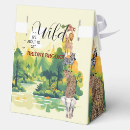 Jungle Safari "It's About To Get Wild" Baby Shower フェイバーボックス