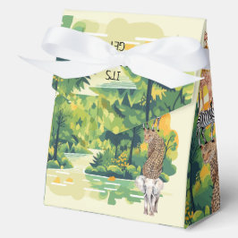 Jungle Safari "It's About To Get Wild" Baby Shower フェイバーボックス