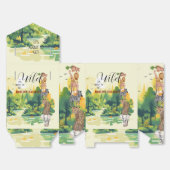 Jungle Safari "It's About To Get Wild" Baby Shower フェイバーボックス (見開き)