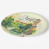 Jungle Safari "It's About To Get Wild" Baby Shower ペーパープレート (アングル)