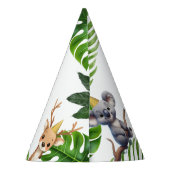 🎉 Jungle Safari Kids Birthday Party Hats パーティーハット (裏面)