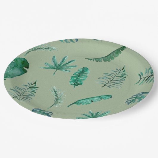 Jungle Safari Theme Tableware ペーパープレート (アングル)