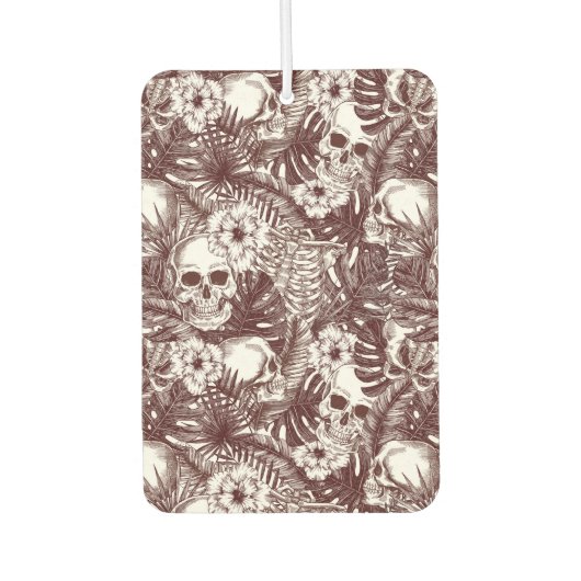 Jungle Skulls Car Freshener カーエアーフレッシュナー (正面)