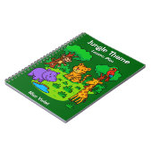 Jungle Theme Lesson Plan Notebook for Preschool  ノートブック (左側)
