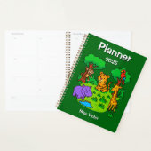 Jungle Theme Planner Notebook- Preschool Teacher プランナー手帳 (ディスプレー)