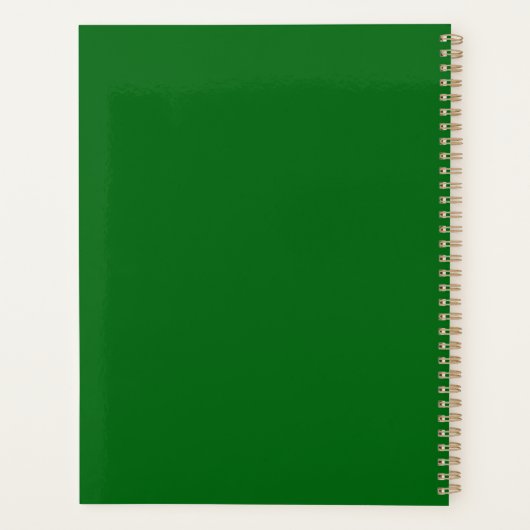 Jungle Theme Planner Notebook- Preschool Teacher プランナー手帳 (裏面)