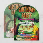 Jungle Themed  招待状 (正面/裏面)