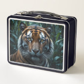 Jungle Tiger  メタルランチボックス (正面)