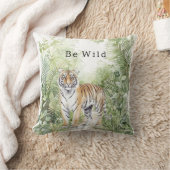 Jungle Tiger Birthday クッション (ブランケット)