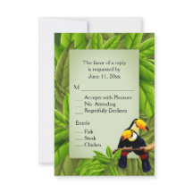 Jungle Toucans RSVPとEntree Selection
