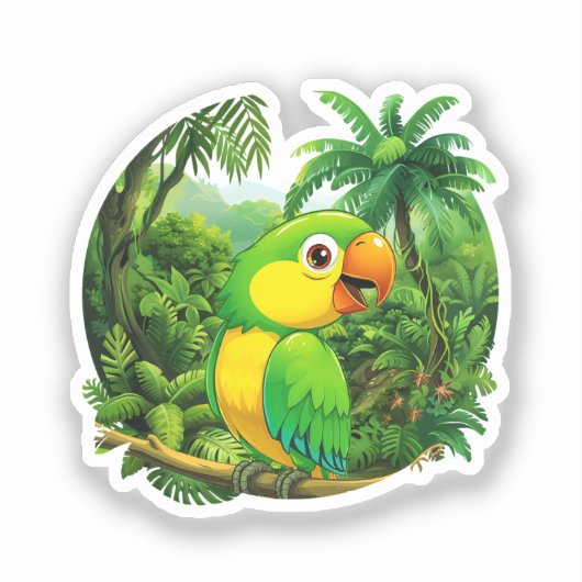 Jungle Vibes シール (正面)