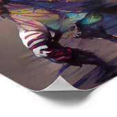 JUNGLERピエロファンタジーアートイラストレーションポスター ポスター (角)