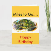 JungleWalk.Comからのダイヤモンドガメのカメ カード (正面)