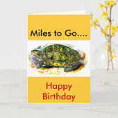 JungleWalk.Comからのダイヤモンドガメのカメ カード (黄色い花)