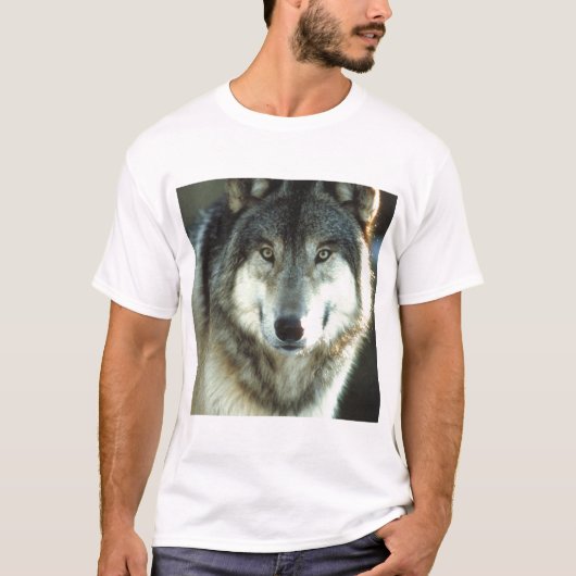 JungleWalk.comからの材木オオカミ Tシャツ (正面)