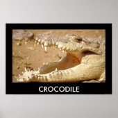 JungleWalk.comからcrocodile jaws ポスター (正面)