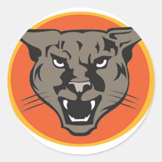 Junglewalk..comのWild Cougars ラウンドシール (正面)