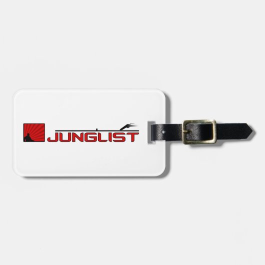 Junglistのターンテーブル ラゲッジタグ (正面横)