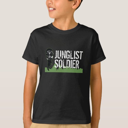 Junglistの兵士 Tシャツ (正面)