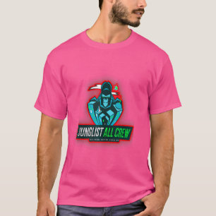 JunglistドラムとBass Edm液体ゴリラ Tシャツ