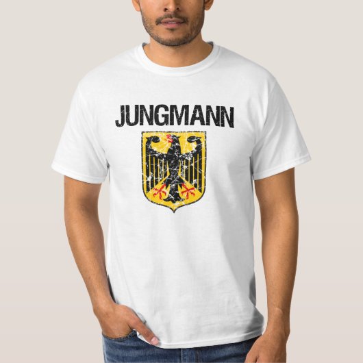 Jungmannの名字 Tシャツ (正面)