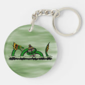 JungunでQuibbibをキャッチ キーホルダー (裏面)