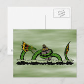 JungunでQuibbibをキャッチ ポストカード (正面/裏面)