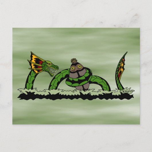 JungunでQuibbibをキャッチ ポストカード (正面)