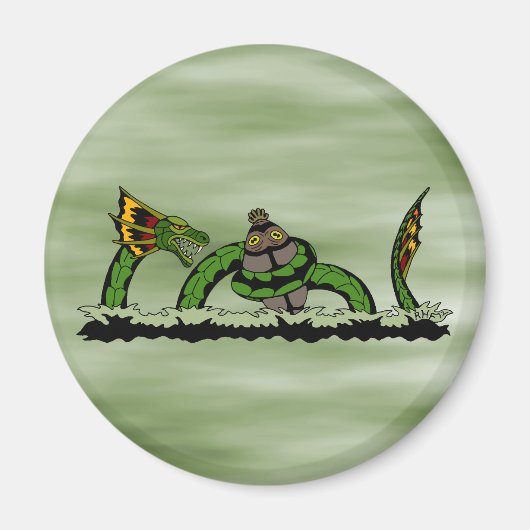 JungunでQuibbibをキャッチ マグネット (正面)