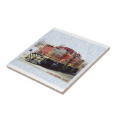 Juniataターミナル交換機関車2両を改装 タイル (側面)