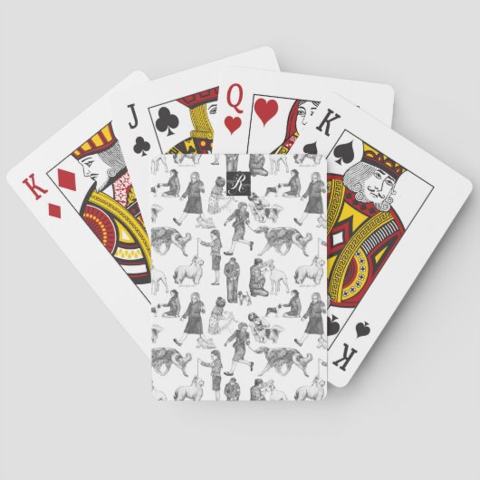 JUNIORハンドラドッグショークラシックトランプ トランプ (裏面)