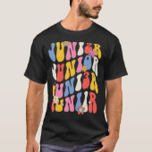 Junior 2031 Retro Groovy Graduation Senior Class o Tシャツ (正面)