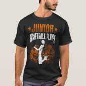 Junior Basketball Player Basketballer Basketballpl Tシャツ (正面)